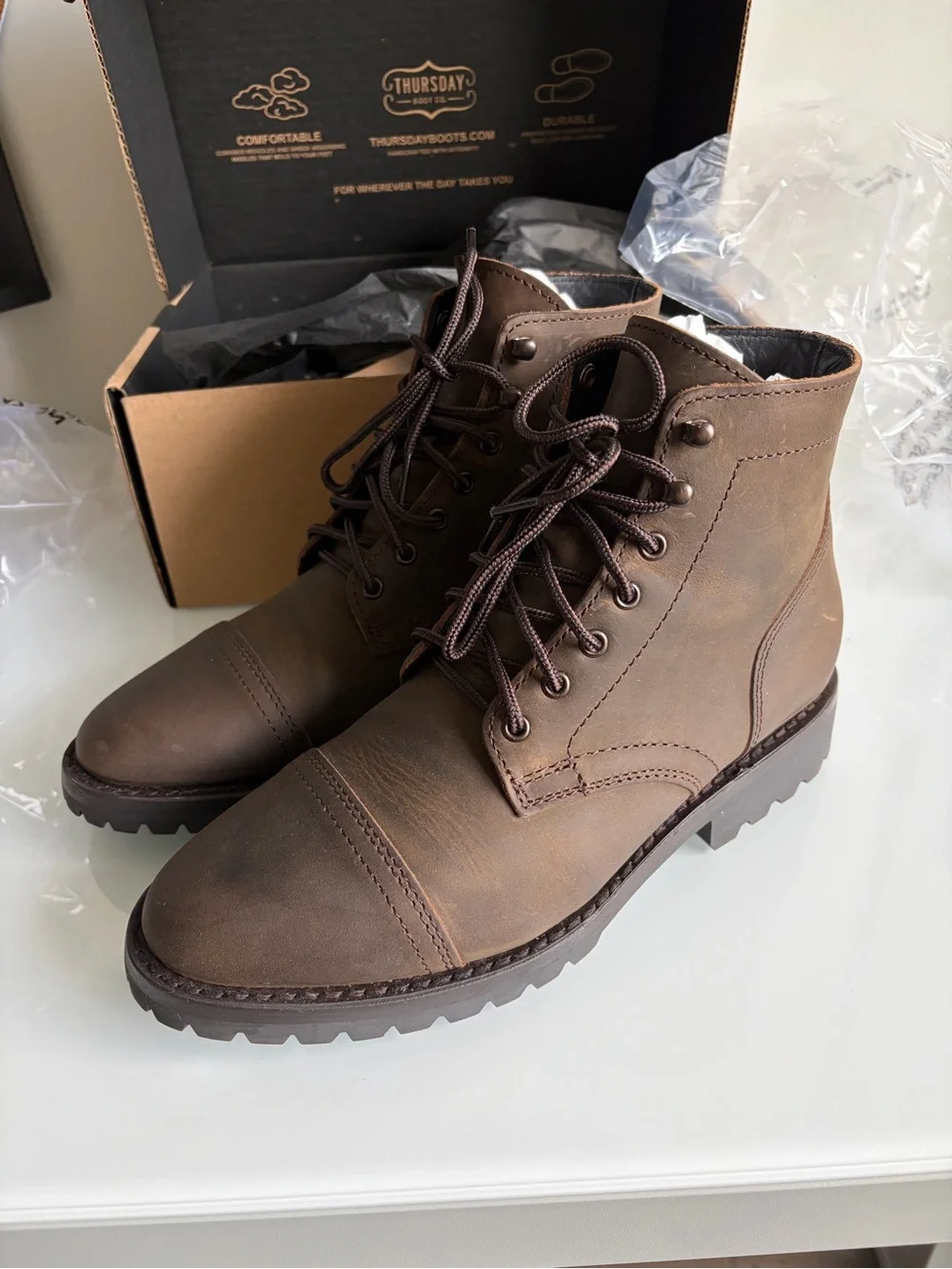 Thursday Boot Company - Captain Stormking in Tobacco - Men’s US Size 8